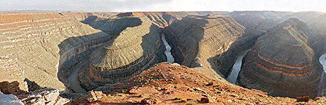 The goosenecks, late afternoon