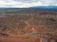 Road to Sulphur Creek overlook