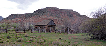 Barn and field