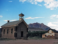 Church and house, before restoration