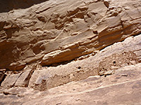 Cliff below Wall Ruins