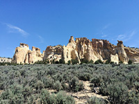 Cliffs around Grosvenor Arch