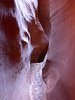 Smooth canyon walls