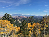 The distant Henry Mountains