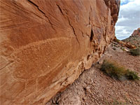 Sheep petroglyph