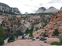 RV along the highway