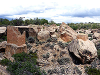 Ruins on boulders