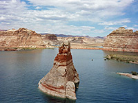 Submerged peak