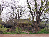 Road in front of John Wood home