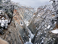 Snow in Jolley Gulch