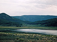 Gloomy day at Kolob Reservoir