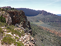West edge of the mountain
