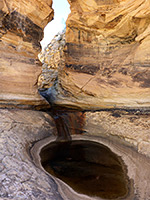 Pool below the bridge