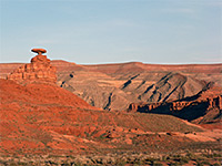 Red rocks at sunset