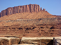 Wingate sandstone cliffs