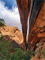 North end of the arch