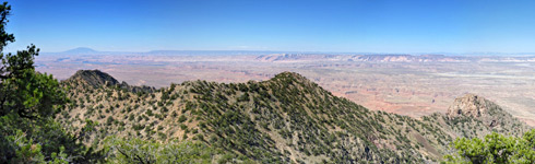 Panorama to the west