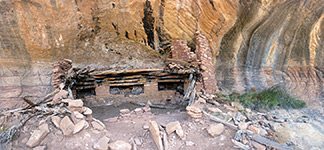 Fire damaged kiva