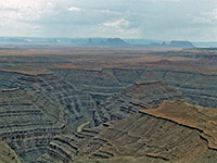 Cliffs around the San Juan River