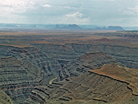 Cliffs around the San Juan River