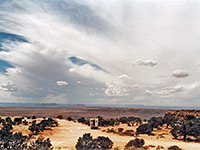 Storm approaching Muley Point