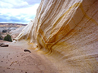 Colorful cliff