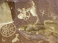 Bullseye petroglyphs
