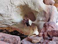 Eroded sandstone