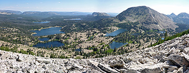 Lakes south of Notch Mountain