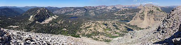 Notch Mountain - view north