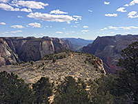 Plateau at the end of the trail