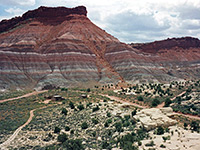 Cliffs around the Paria movie set