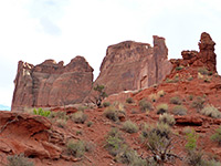 Rocks and sand