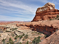 Cliffs and benches