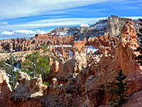 Red and orange hoodoos