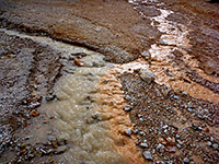 Orange and brown streams