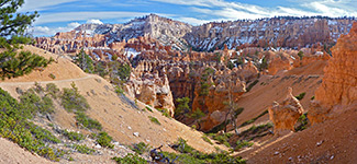 Formations below Bryce Point