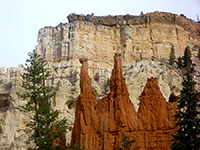 Red hoodoos