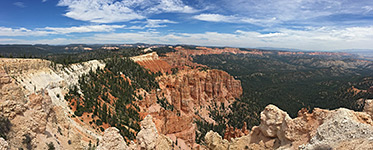 Cliffs north of Rainbow Point