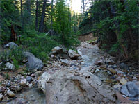 Boulders in the creek