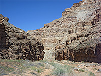 Narrow passage near the Colorado