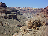 Pinnacles beyond Lower Red Lake Canyon