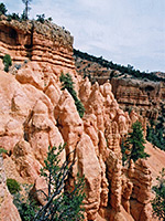 Cliffs and pinnacles