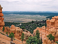 The view northwest