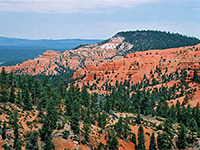 Wide view over the canyon