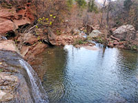 Waterfall and big pool