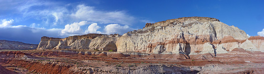 Clouds above the cliffs