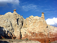 Red and brown cliffs