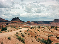 Badlands near Paria