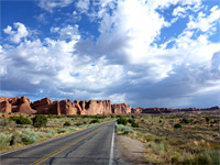 Cliffs along the Park Drive